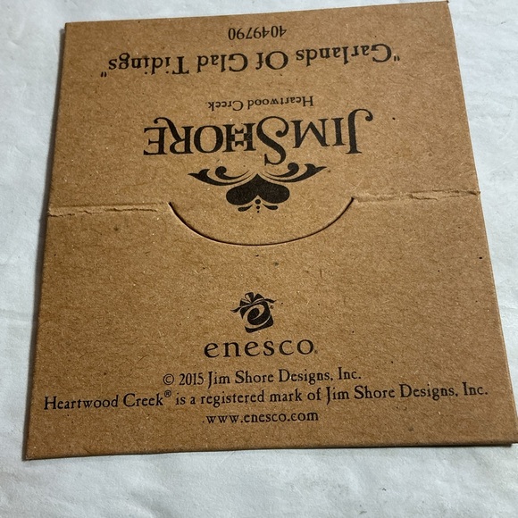 Jim Shore Heartwood Creek “Garlands of Glad Tidings” Snowman Figurine - Picture 10 of 12